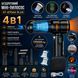 Беспроводной мини пылесос насос SUITU ST-6704A Plus 4в1, воздуходувка компрессор 18000Pa насос-пылесос-фен фото 11