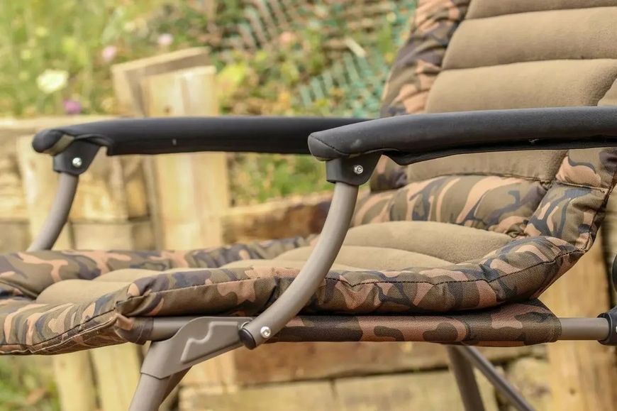 Кресло 150кг Fox Super Deluxe Recliner Chair, усиленное раскладное кресло Fox (Великобритания) CBC102 фото