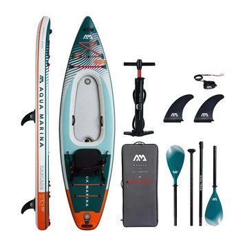 Надувной SUP-Kayak Aqua Marina Cascade 11'2" BT-24CAP 2в1, SUP-доска и каяк, с сиденьем и веслом Dual Tech BT-24CAP фото