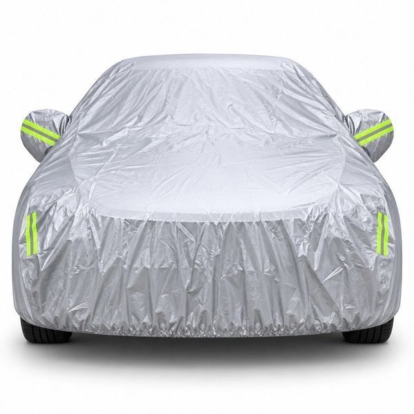 Защитный чехол на автомобиль XXL 530&times;200&times;150 см со светоотражающими полосами чехол на автомобиль XXL фото