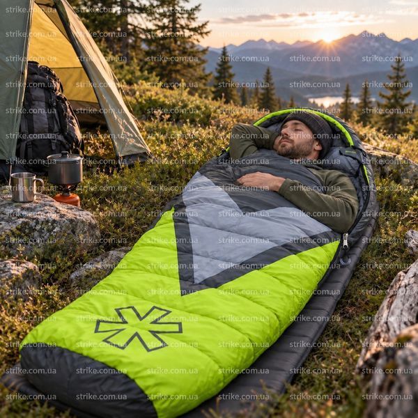 NORFIN Atlantis Plus 350 L &mdash; теплий спальник-кокон 350 г/м&sup2;, Comfort 0&deg;C, Extreme &minus;10&deg;C, NF-30119 NF-30119 фото