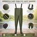 Рыбацкие вейдерсы Carp Zoom PVC Chest Waders с антискользящей подошвой CZ PVC Chest Waders фото 2