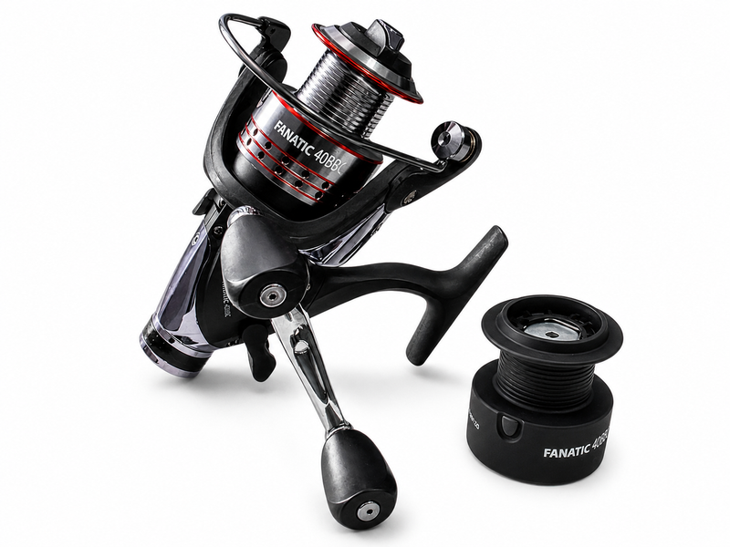 Котушка коропова Carp Zoom Fanatic 40BBC з байтранером, 5+1 підшипників, запасна шпуля CZ8099 фото