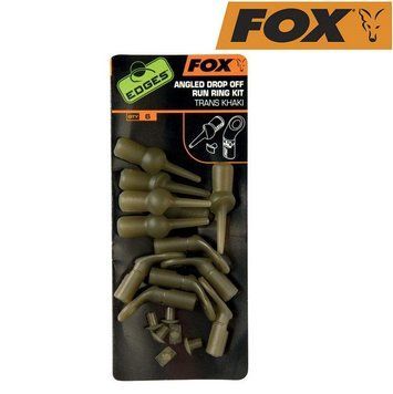 Набір для змінного монтажу Fox Edges Angled Drop Off Run Ring Kit Trans Khaki (6 шт) CAC600 фото