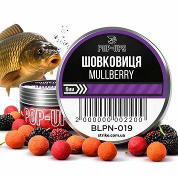 Поп апы Interkrill POP-UP 6mm Mulberry/Шелковица, 15г BLPN-019 фото