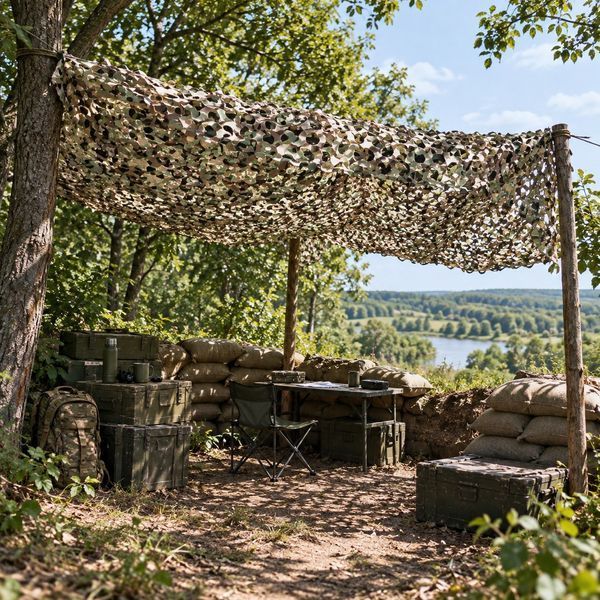 Камуфляжная маскировочная сеть Multicam 2&times;3 м для автомобиля, лодки и полевого укрытия Сетка 2х3м фото