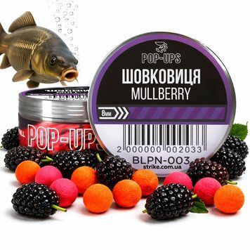 Поп апы Interkrill POP-UP 8mm Mulberry/Шелковица, 15г BLPN-003 фото