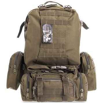 Рейдовий модульний рюкзак Silver Knight RT-213 (75 л) Cordura RT-213 хаки фото