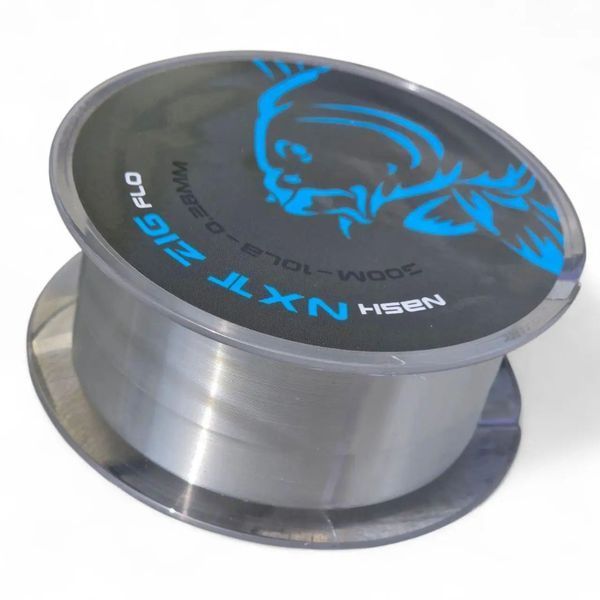 Поводочний матеріал NASH NST ZIG FLO 10Lb BS 0.28mm 300m T2684 фото