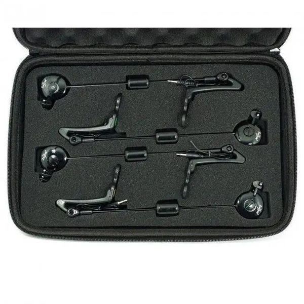 Набір свингерів Carp Zoom PROF Bite Indicator Set 4 шт. з регульованим вантажем і LED-підсвіткою CZ9224 фото