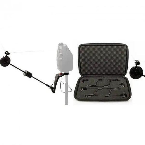 Набір свингерів Carp Zoom PROF Bite Indicator Set 4 шт. з регульованим вантажем і LED-підсвіткою CZ9224 фото