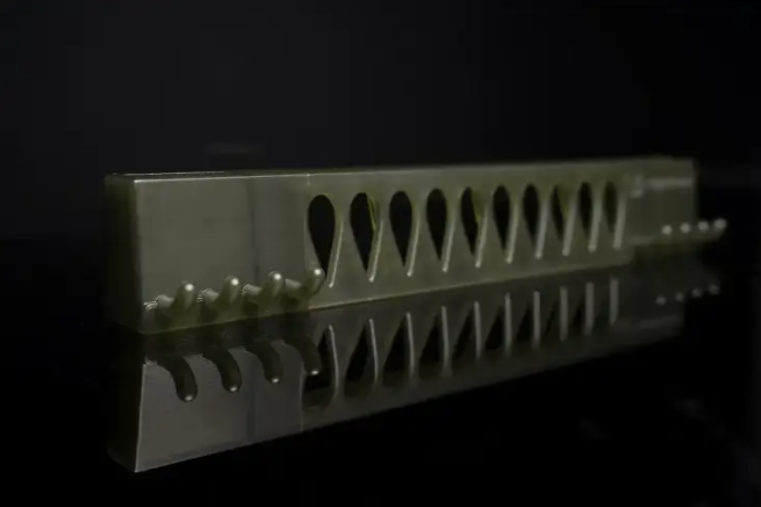 Тримач для готових повідців Hangman Rig Rack з 10 отворами і 8 гачками RM309	 фото