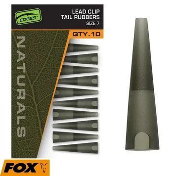 Конуси FOX Naturals Size №7 Lead Clips Tail Rubbers CAC830 фото