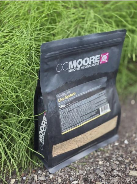 Прикормочная смесь CC Moore Live System Bag Mix, стик микс CCMoore Live System PVA Bag Mix 1кг 90140 фото