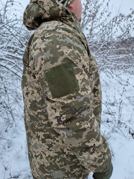 Зимовий бушлат ЗСУ до -30C Куртка пиксель ММ14 фото