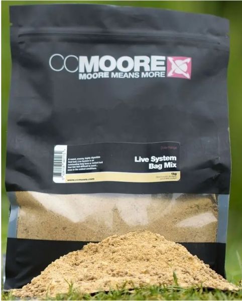 Прикормочная смесь CC Moore Live System Bag Mix, стик микс CCMoore Live System PVA Bag Mix 1кг 90140 фото