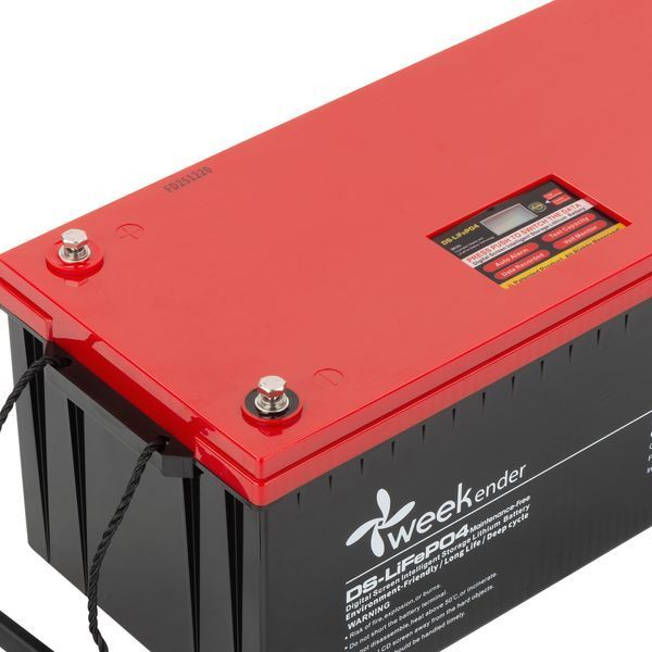 Литий-ферумный аккумулятор Weekender 200A/h 12.8V, аккумулятор литий-ферумный с дисплеем (IP66) CNLFP200-12.8(DS) фото