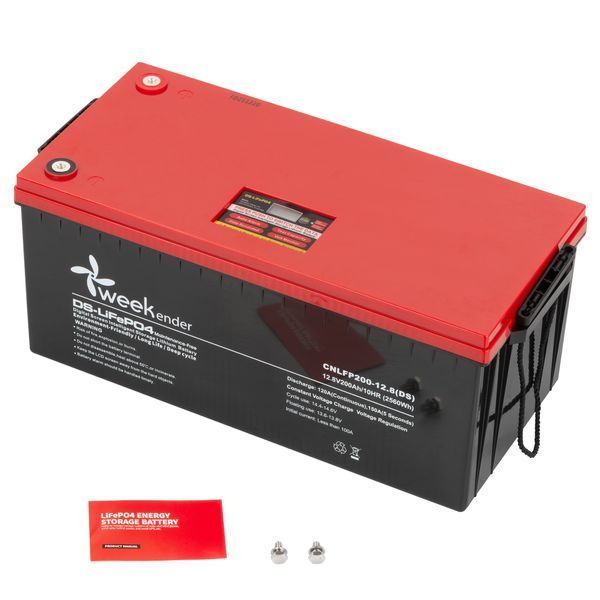 Литий-ферумный аккумулятор Weekender 200A/h 12.8V, аккумулятор литий-ферумный с дисплеем (IP66) CNLFP200-12.8(DS) фото