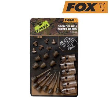 Набір кліпс для монтажу вертоліт Fox Edges Camo Drop off heli buffer bead kit (6 шт) CAC774 фото