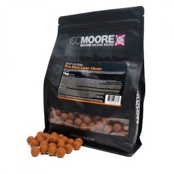 Бойлы CC Moore Pro-Stim Liver 15мм 1кг 90816 фото