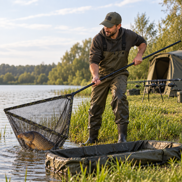 Підсак камуфльований Carp Zoom Camou Boilie Landing Net CZ6858 CZ6858 фото