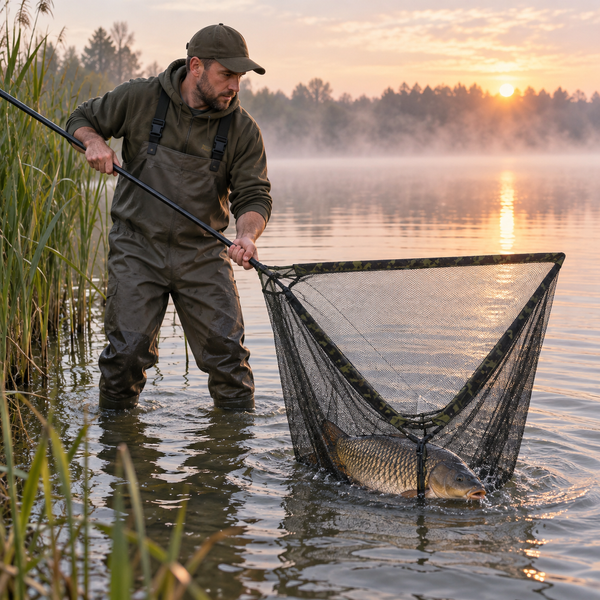 Підсак камуфльований Carp Zoom Camou Boilie Landing Net CZ6858 CZ6858 фото