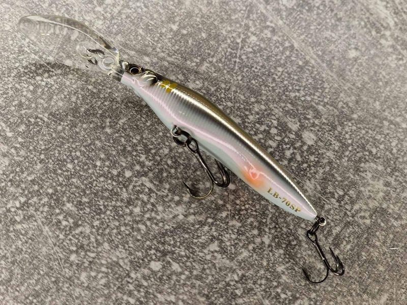 Воблер Yo-Zuri Longbill Minnow LB-70 Yo-Zuri F737-HSAY Yo-Zuri F737-HSAY фото