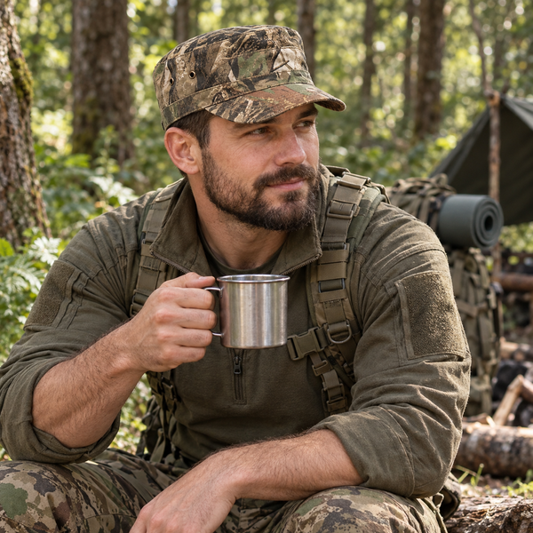Камуфляжна кепка для полювання, риболовлі та тактичних завдань Маскировочная кепка дубок фото