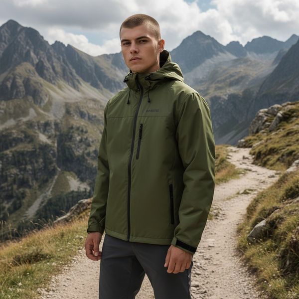 Куртка чоловіча Navitas Scout 2.0 Green Jacket NIA, демісезонна водонепроникна NTJA4401-L фото