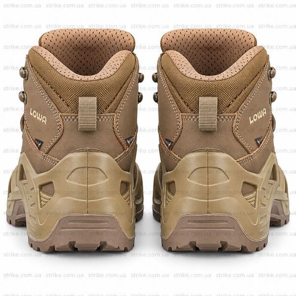 Тактичні черевики LOWA Gore-Tex з нубуку посилені водонепроникні Ботинки Lowa койот нубук фото