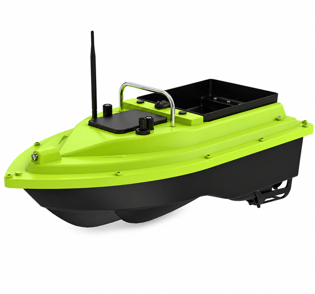 Прикормочный кораблик D26 Light GPS с аккумулятором 12000 mAh, дальность до 500 м D26 GPS лимонный фото