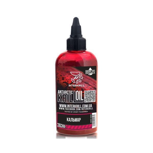 Крилевое масло Interkrill "KRILL OIL" Кальмар, 100 мл AKО-003 фото