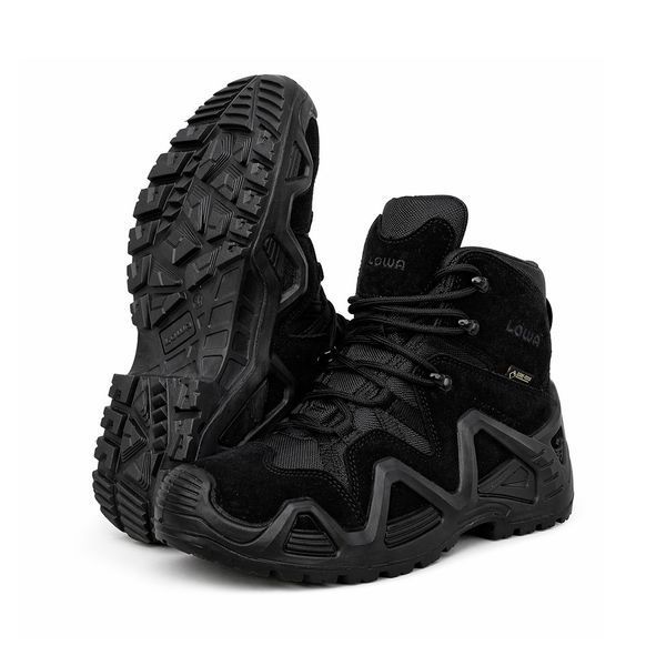 Тактичні черевики Lowa Black &mdash; водонепроникні Gore-Tex, демісезонні Ботинки Lowa черные фото