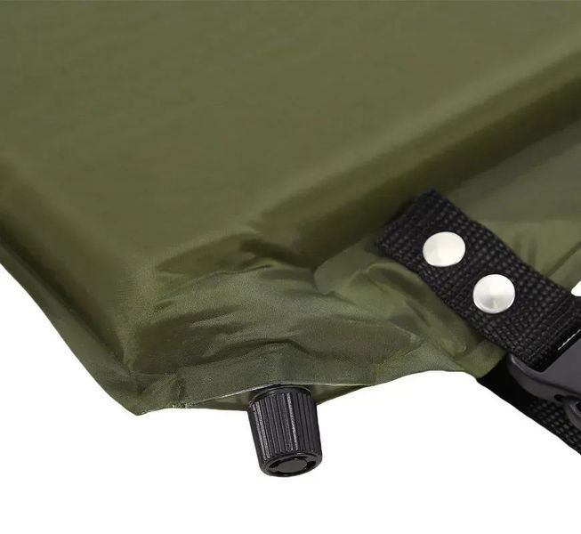 Самонадувающийся коврик Mil-Tec Thermomatte Oliv 185&times;50&times;3 см с сумкой 14420001 фото