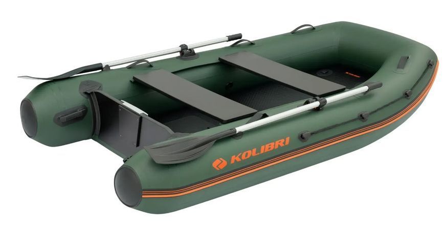 Двомісний надувний моторний човен Kolibri КМ-270XL, Air Deck KM-270XL фото
