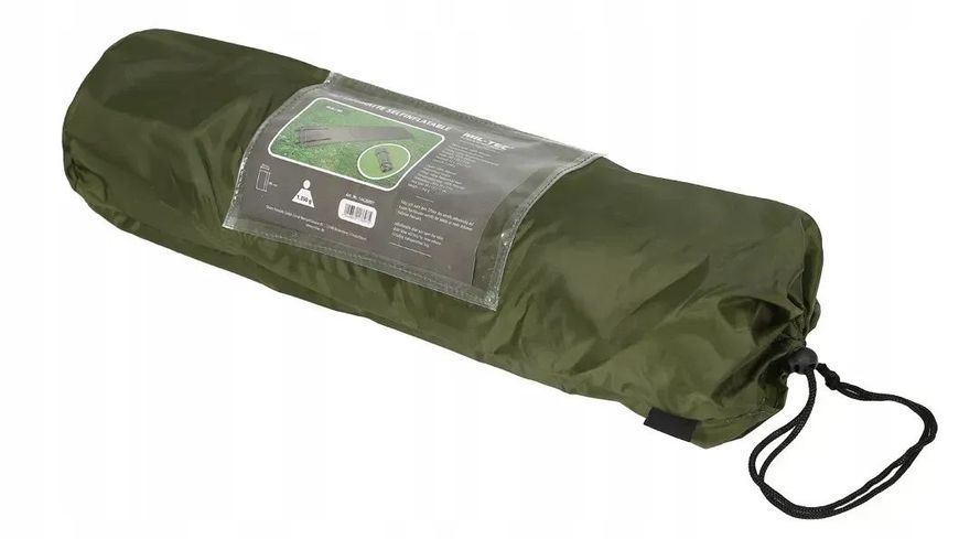 Самонадувающийся коврик Mil-Tec Thermomatte Oliv 185&times;50&times;3 см с сумкой 14420001 фото