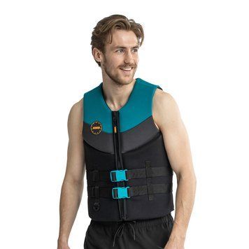 Мужской жилет для водного спорта Jobe Neoprene Life Vest Men Real Teal 244922011 фото