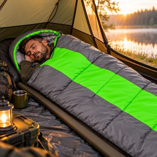 Спальный мешок Carp Zoom CZ Camping Sleeping Bag CZ6566 220&times;70 см &mdash; лёгкий демисезонный для рыбалки, кемпинга и туризма CZ6566 фото
