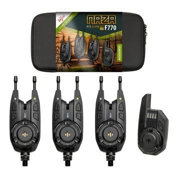 Набор сигнализаторов поклевки Carp Zoom Naza F770 3+1 Bite Alarm Set CZ5132 с пейджером CZ5132 фото