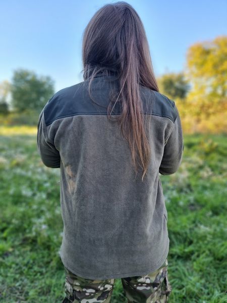 Флисовая кофта унисекс со вставками Soft shell 1692649255 фото