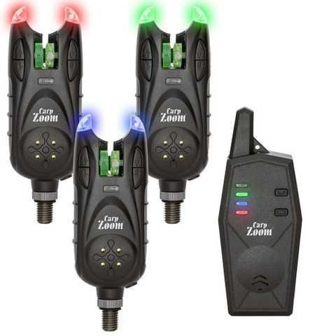 Набор сигнализаторов поклевки Carp Zoom Naza F770 3+1 Bite Alarm Set CZ5132 с пейджером CZ5132 фото