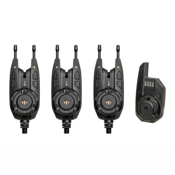 Набор сигнализаторов поклевки Carp Zoom Naza F770 3+1 Bite Alarm Set CZ5132 с пейджером CZ5132 фото
