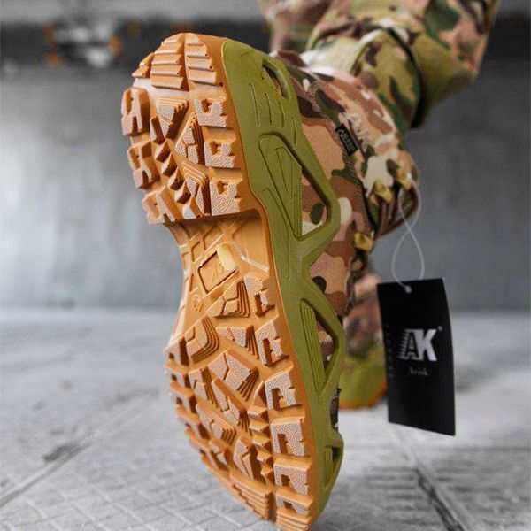 Напівчеревики АК мультикам, армійські тактичні черевики (Cordura), фірмові військові ботинки мультикам Ботинки АК мультикам фото