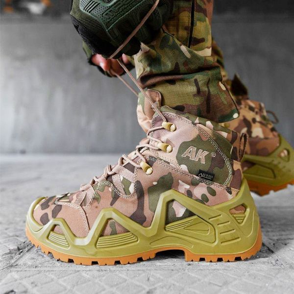 Напівчеревики АК мультикам, армійські тактичні черевики (Cordura), фірмові військові ботинки мультикам Ботинки АК мультикам фото