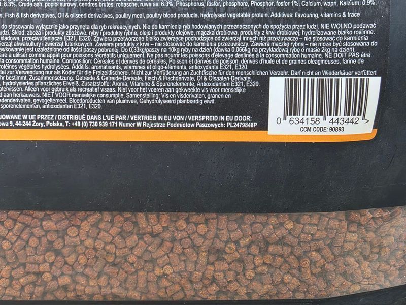 Пеллетс CC Moore Pro-Stim Liver Pellets 3mm 1kg 90893 фото