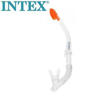 Трубка для плавання Intex Easy-Flow Snorkels 55928 біла Intex 55928 Бел фото