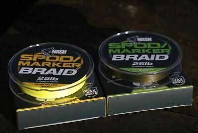 Шнур сподовый / маркерный Nash Spod and Marker Braid Lo-Viz Yellow 0,18мм 300м T2676 фото