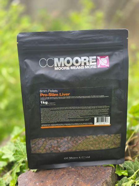 Пеллетс CC Moore Pro-Stim Liver Pellets 6mm 1kg 90900 фото