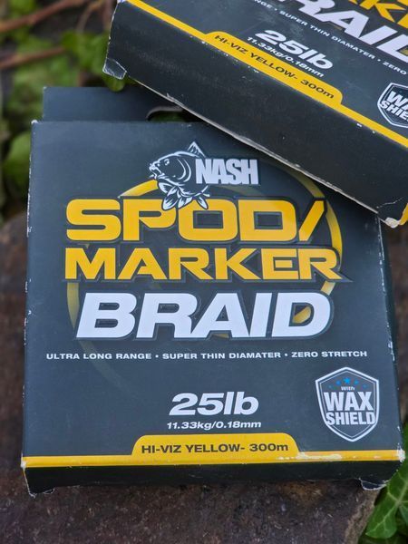 Шнур сподовый / маркерный Nash Spod and Marker Braid Lo-Viz Yellow 0,18мм 300м T2676 фото