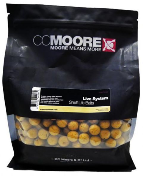 Бойли CC Moore Live System Shelf Life 24мм, солодкі прикормочні бойли CC Moore Live System 97007/95378 фото
